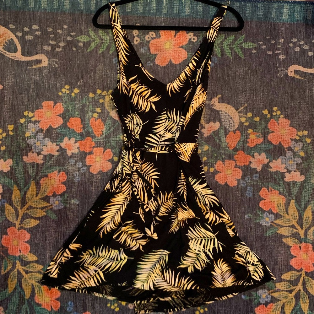 Faux Wrap Hawaiian Dress 🌺